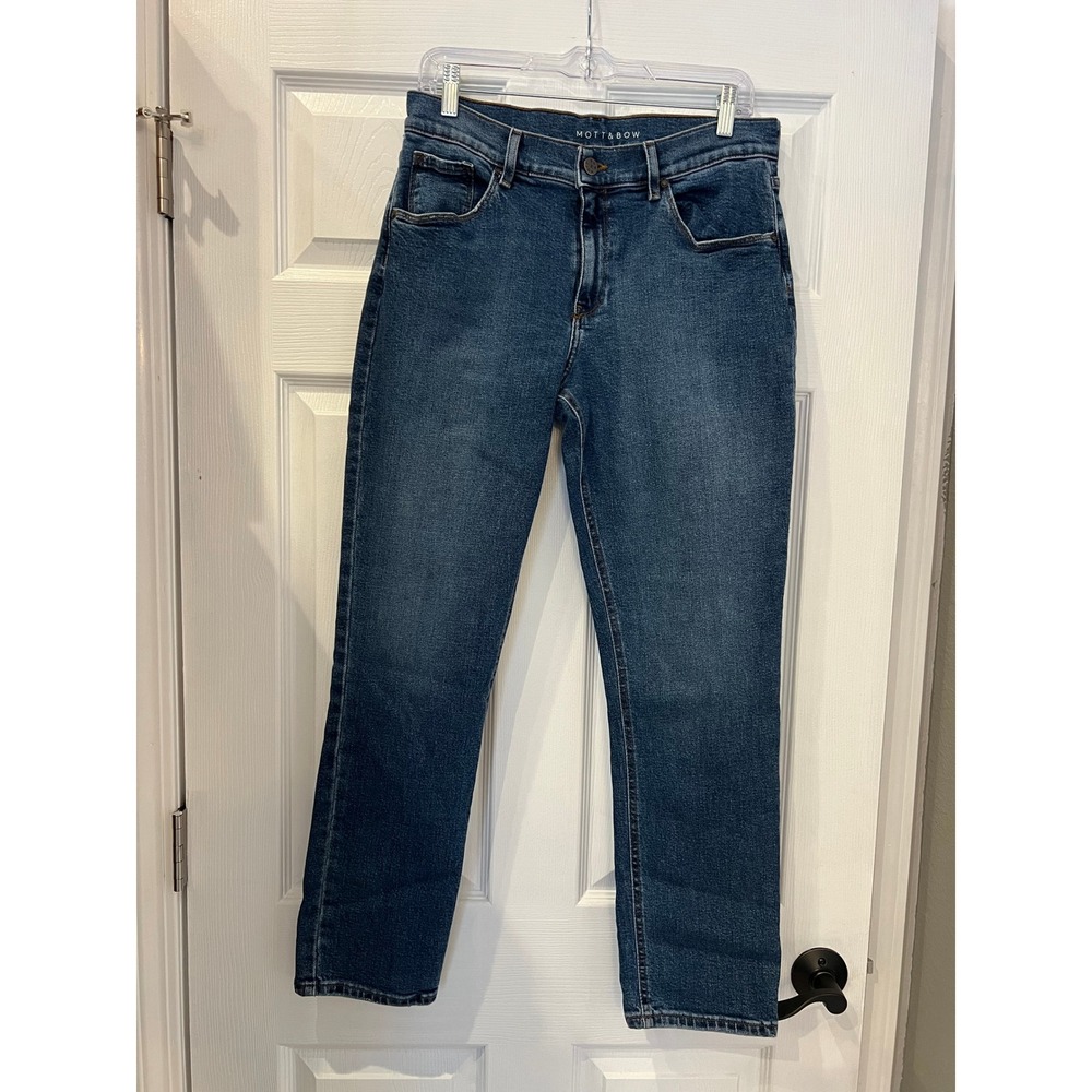 Mott & Bow Boyfriend Jeans Denim Cotton Medium Wash W31 L30 Tomboy Chic